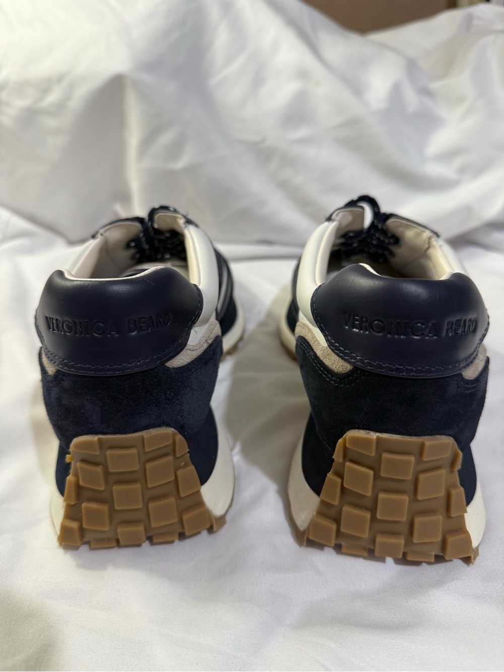 Veronica Beard Valentina Sneaker W/Size 8.5 
Color: Navy Multi - Picture 8 of 10